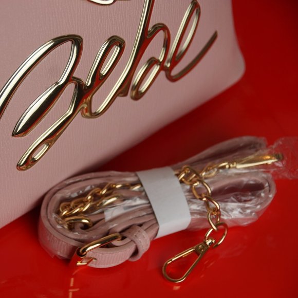 NEW! BEBE handbag Purse Crossbody Blush Pink - Picture 9 of 11